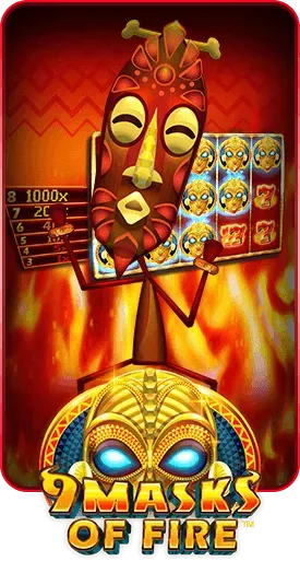 9 Masks of Fire™ peli